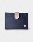 Portefeuille vegan en liège, Zoé Karmyliege Bleu-marine