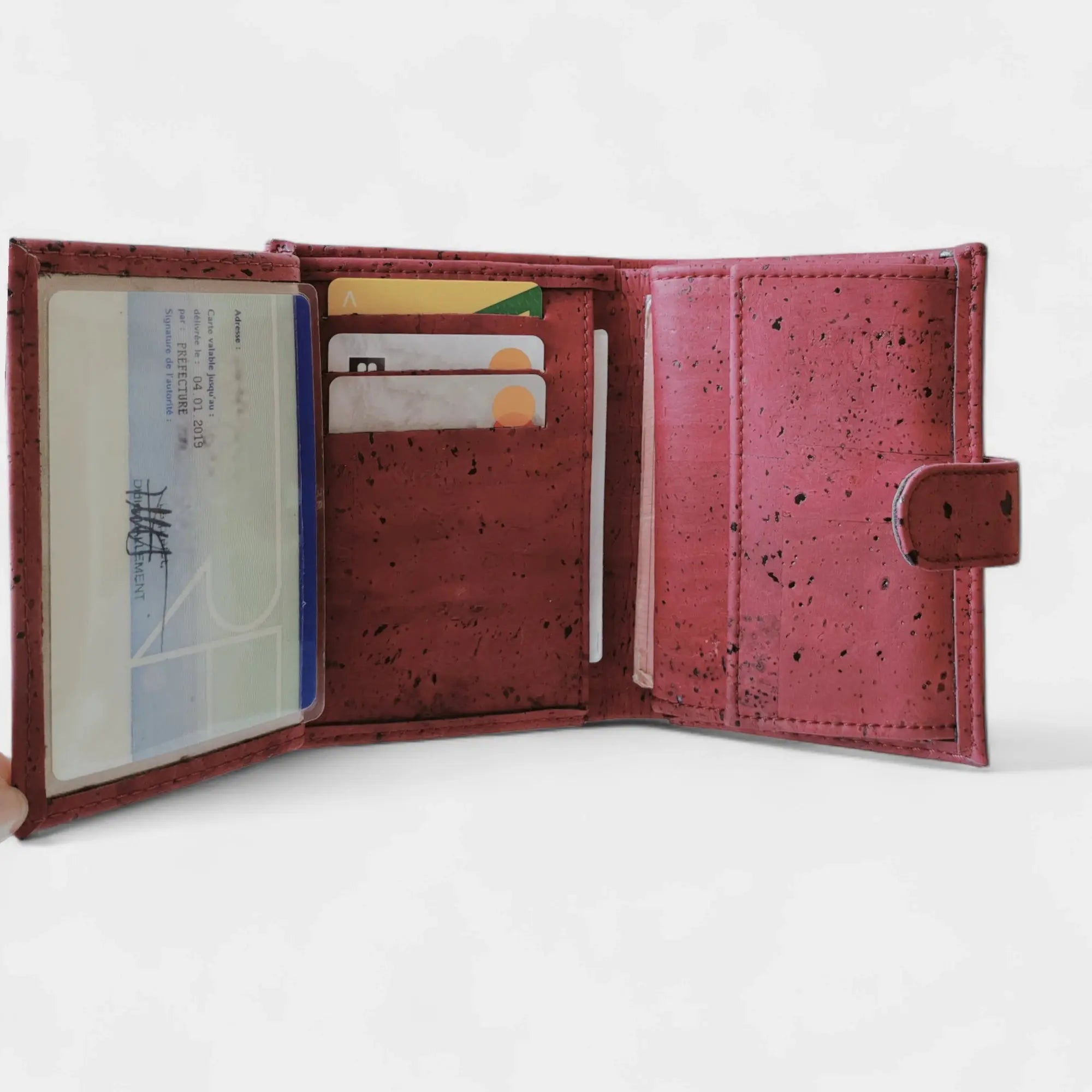 Portefeuille vegan en liège, Zoé  Karmyliege