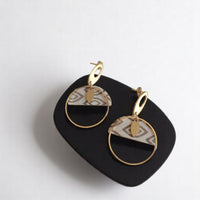 Boucles d'oreilles végétales Laïla