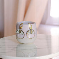Boucles d'oreilles végétales Laïla
