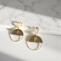 Boucles d'oreilles végétales Laïla