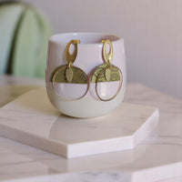 Boucles d'oreilles végétales Laïla