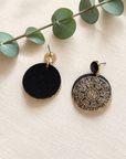 Boucles d'oreilles vegan en cuir de cactus, Léa
