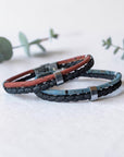 Bracelet vegan en liège tressé, Jules