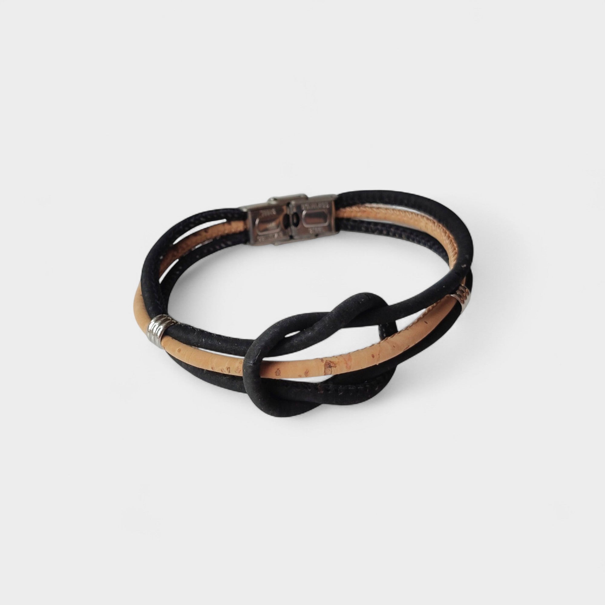 Bracelet vegan en liège Marin