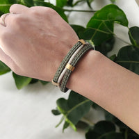 Bracelet en liège Forêt d’Été - Bijoux naturels femme