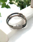 Bracelet en liège Olivia - Kaki - Bijoux été naturel femme
