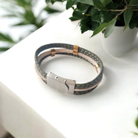 Bracelet en liège Forêt d’Été - Bijoux naturels femme