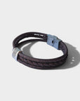 Bracelet en liège tressé Fabien - Bijoux Homme naturel Karmyliege