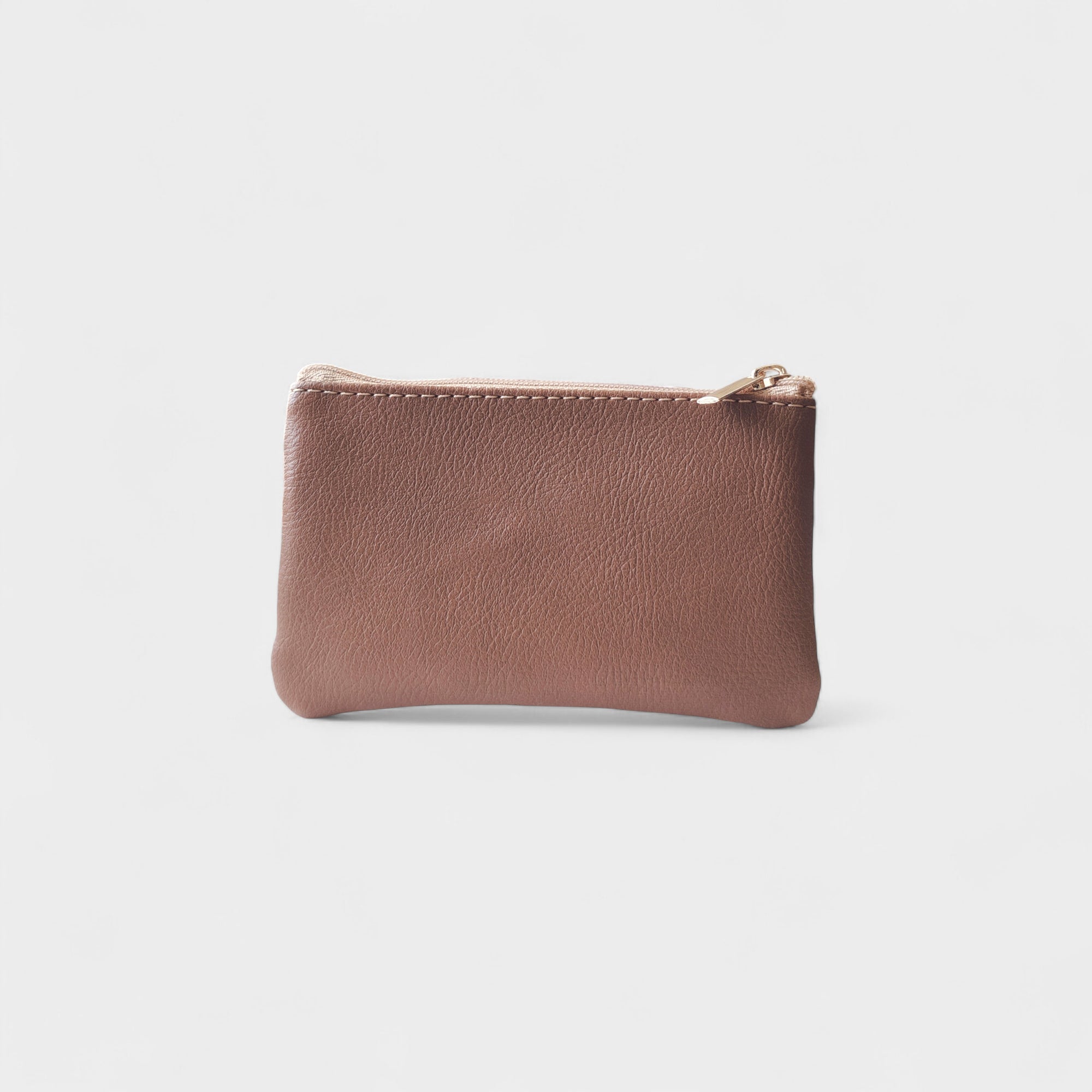 Porte-monnaie vegan en peau de pomme, camel