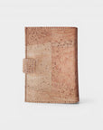 Portefeuille vegan en liège vertical avec volet, Noha