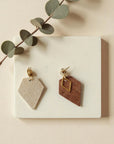 Boucles d'oreilles vegan en liège Alicia  Karmyliege