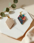 Boucles d'oreilles vegan en liège Alicia  Karmyliege