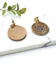 Boucles d'oreilles vegan en liège, Solia  Karmyliege