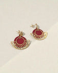 Boucles d'oreilles vegan en peau de pomme, Elena  Karmyliege