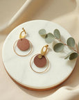 Boucles d'oreilles vegan en peau de pomme, Laura  Karmyliege