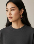 Boucles d'oreilles vegan en peau de pomme, Laura  Karmyliege
