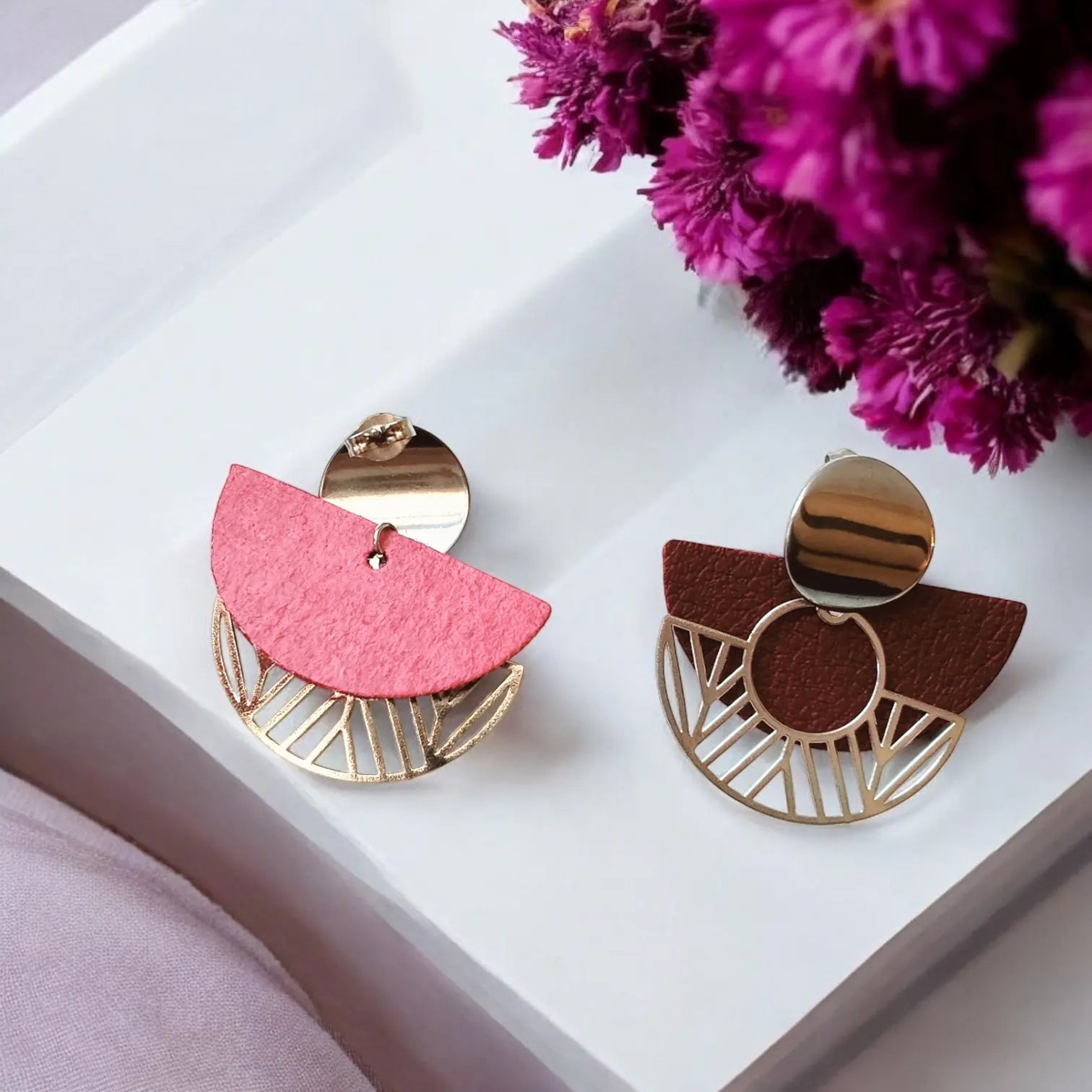 Boucles d'oreilles vegan, Magalie  Karmyliege