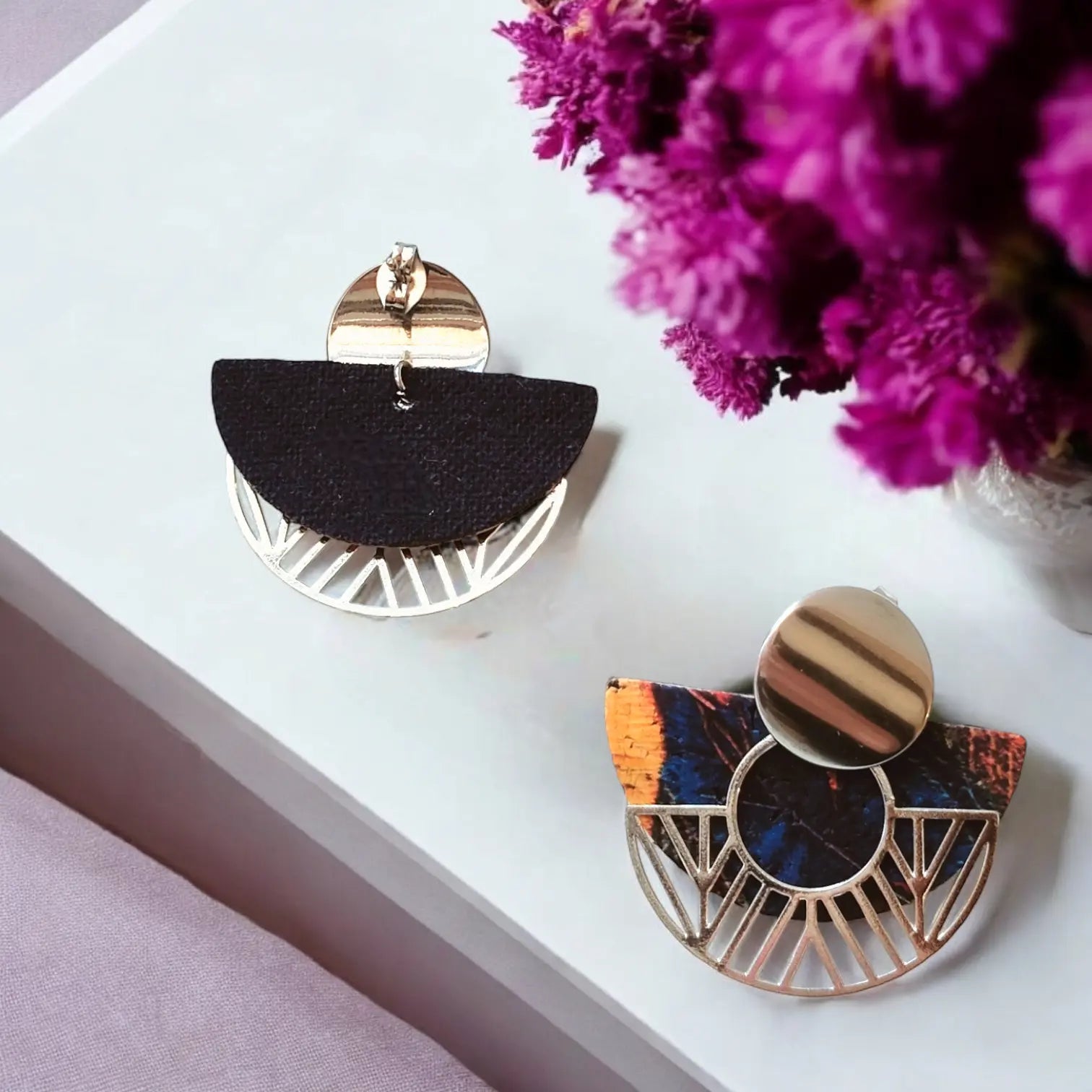 Boucles d'oreilles vegan, Magalie  Karmyliege