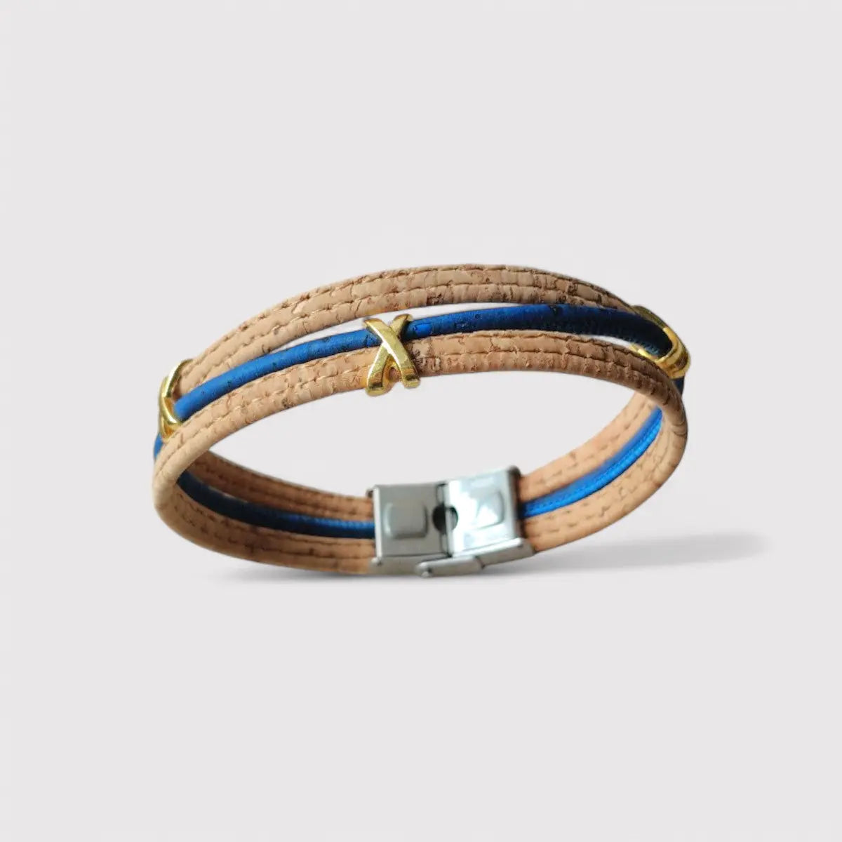 Bracelet en Liège Naturel Livie, doré - Eco-friendly  Karmyliege