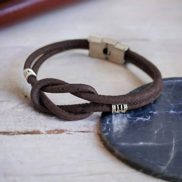 Bracelet en liège Maël  Karmyliege Marron-21cm