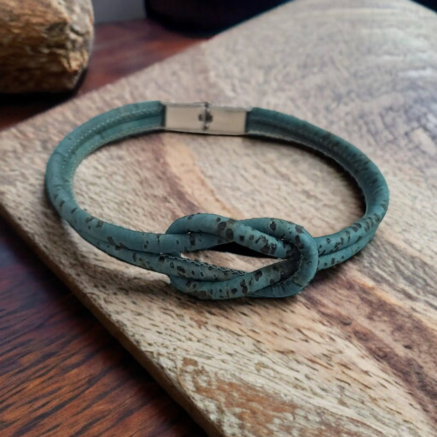 Bracelet en liège Marin  Karmyliege bleu-ciel-18cm