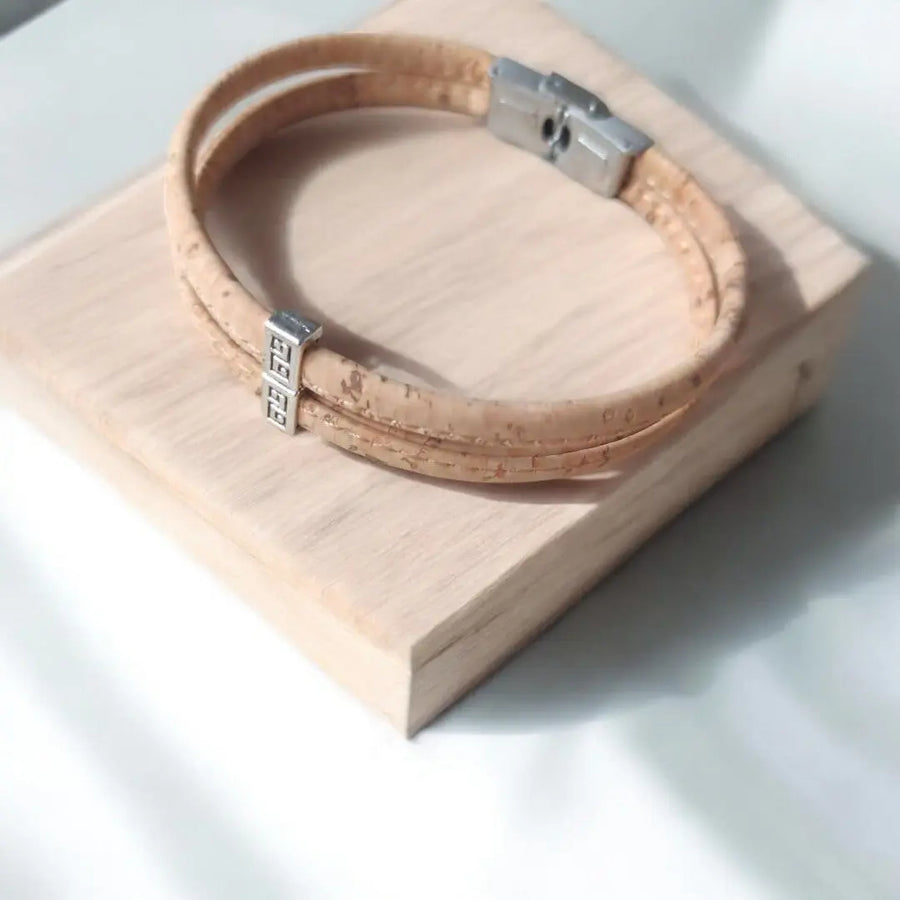 Bracelet en liège Samuel - Bijoux unisexe  Karmyliege