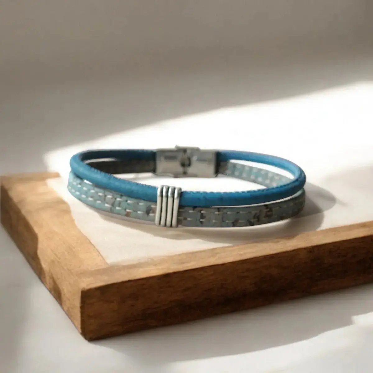 Bracelet vegan en liège, Milo  Karmyliege