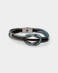 Bracelet vegan Homme en liège, Soren  Karmyliege 22cm / bleu minéral
