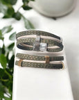 Bracelet vegan en liège - Forêt d’Été - Bijoux naturels femme  Karmyliege
