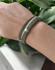Bracelet vegan en liège - Forêt d’Été - Bijoux naturels femme  Karmyliege