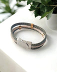 Bracelet vegan en liège - Forêt d’Été - Bijoux naturels femme  Karmyliege
