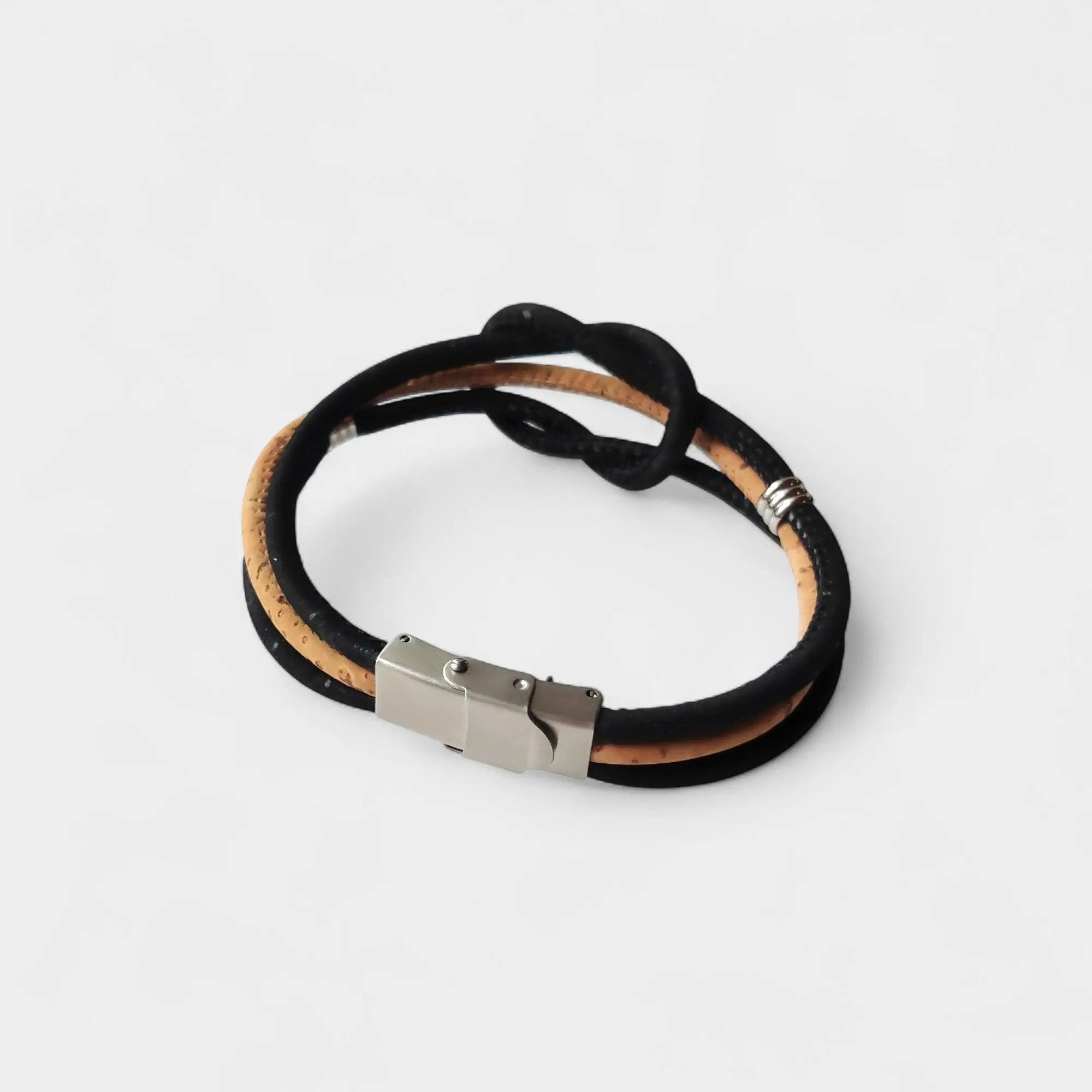 Bracelet vegan en liège Marin  Karmyliege