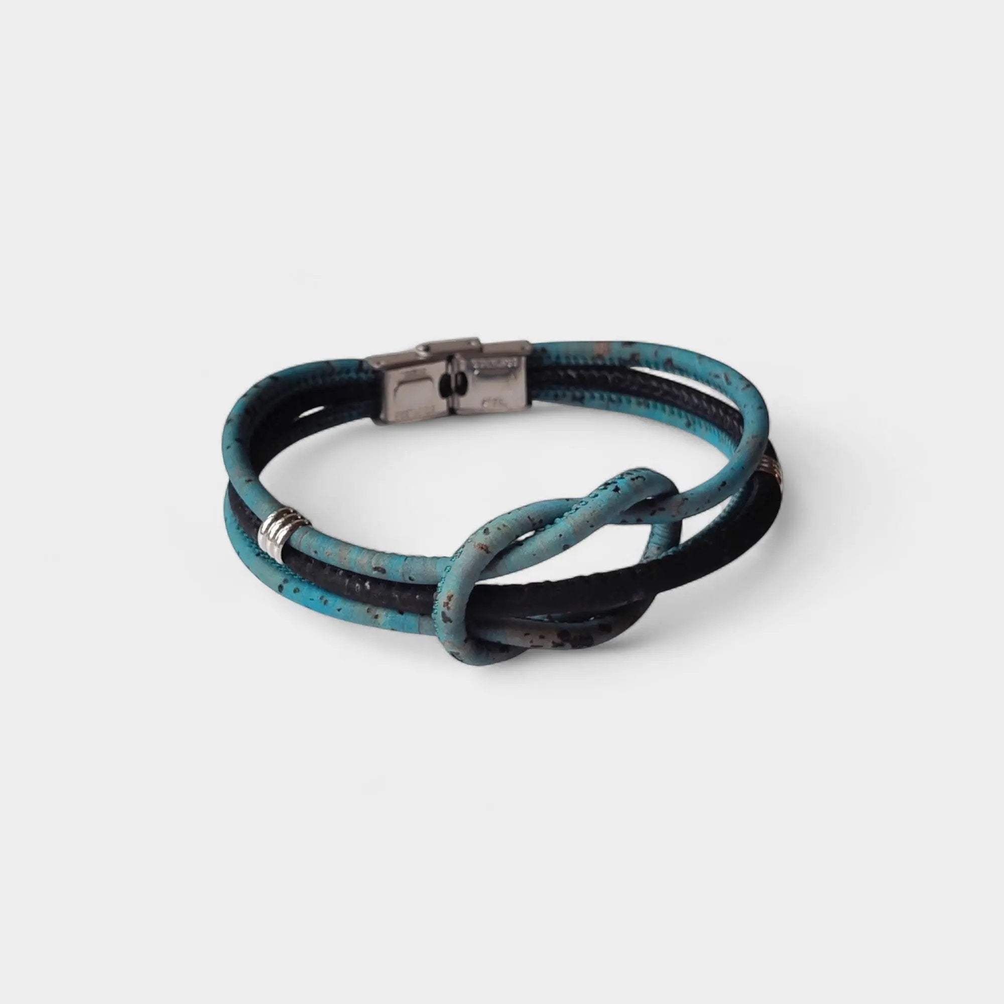 Bracelet vegan en liège Marin  Karmyliege