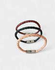 Bracelet vegan en liège homme, Terra  Karmyliege Marron brique / 22cm
