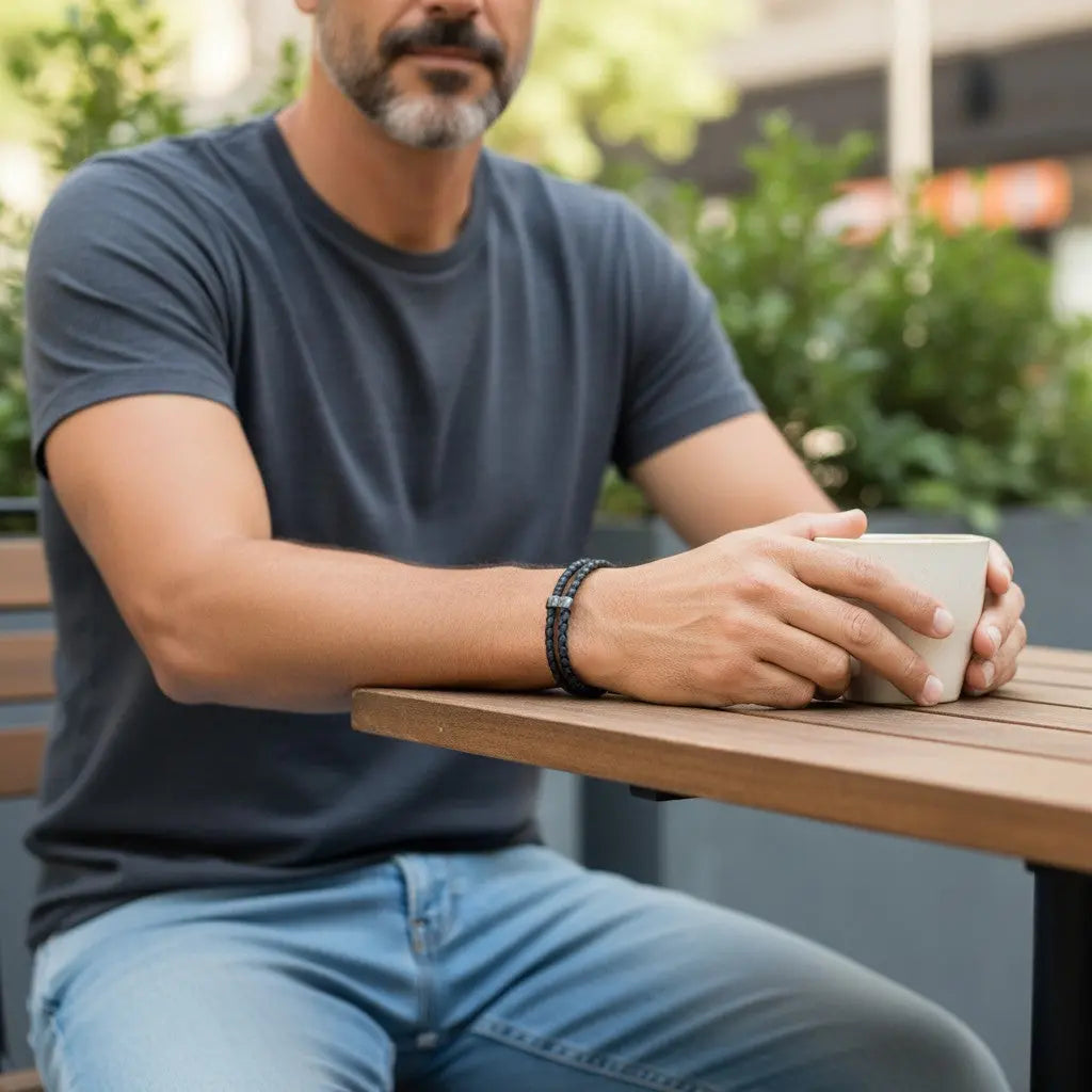 Bracelet vegan en liège tressé, Antoine  Karmyliege