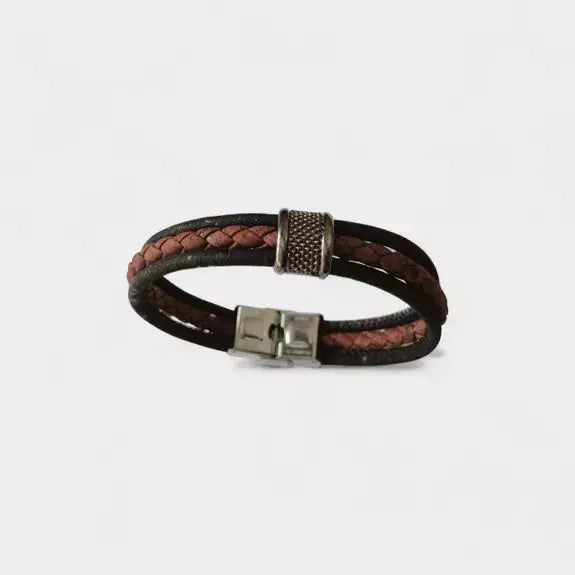 Bracelet vegan en liège tressé, Fabien  Karmyliege