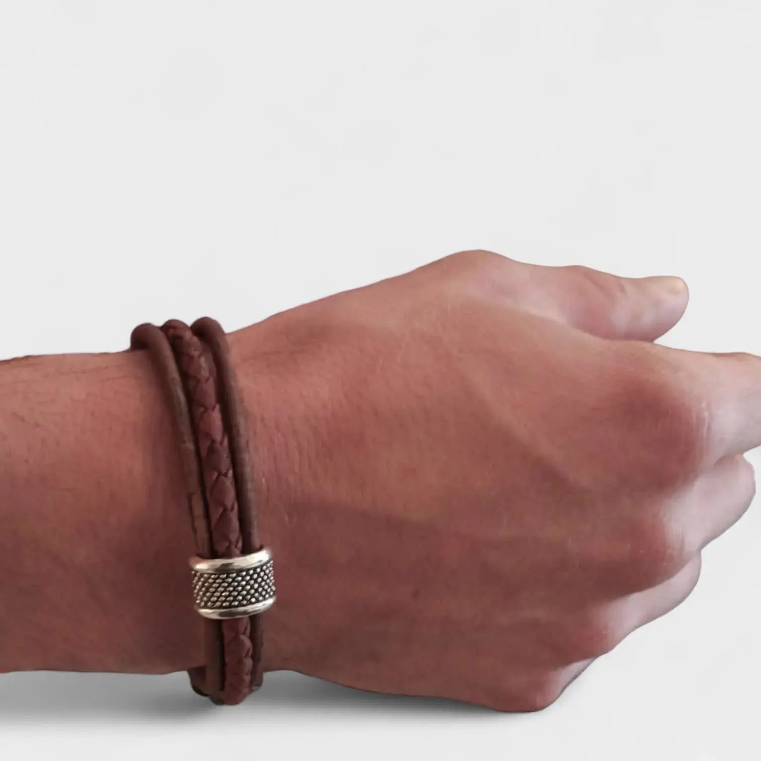 Bracelet vegan en liège tressé, Fabien  Karmyliege