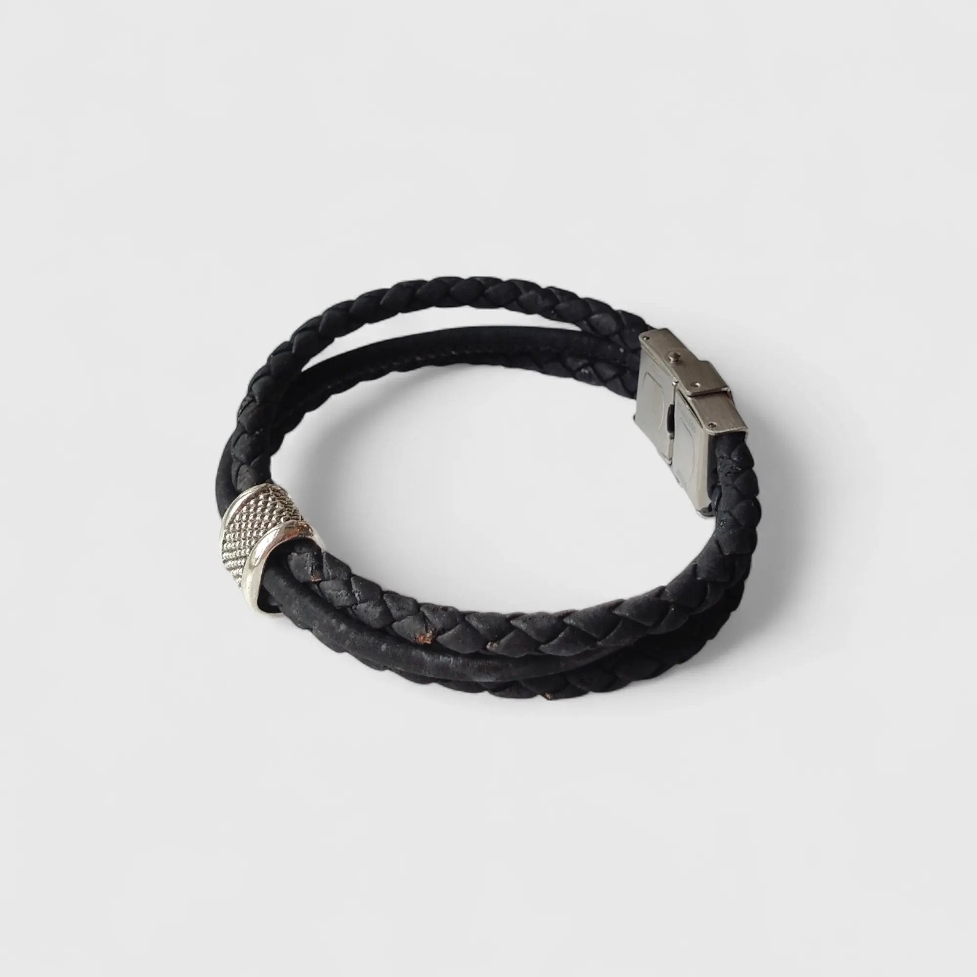 Bracelet vegan en liège tressé, Fabio  Karmyliege