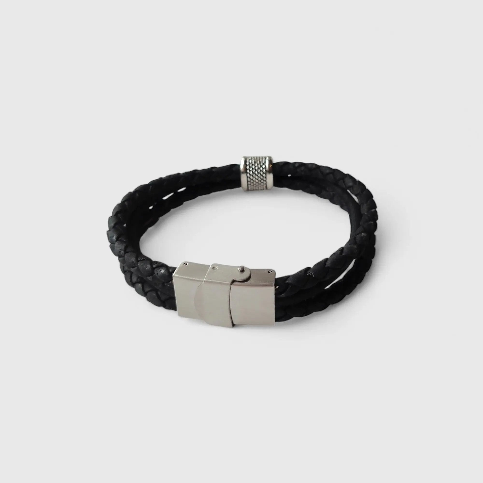 Bracelet vegan en liège tressé, Fabio  Karmyliege