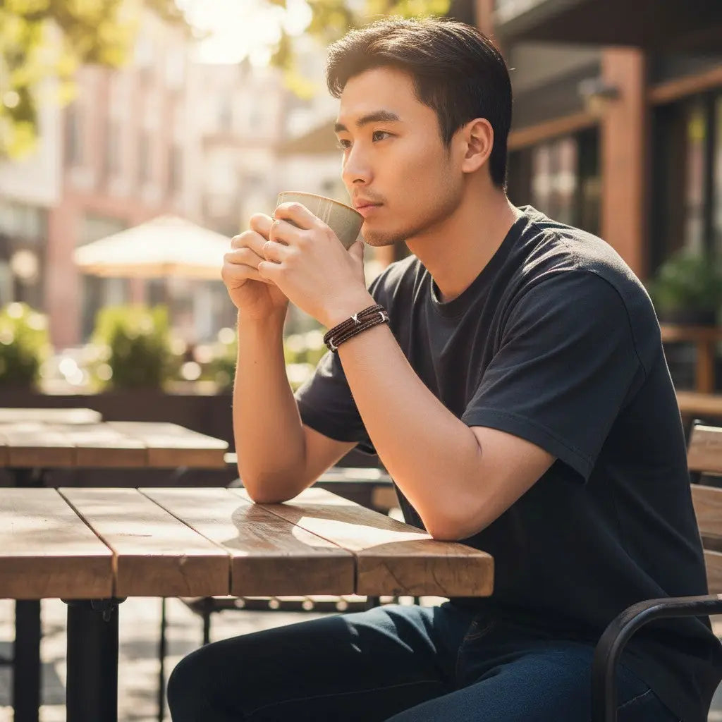 Bracelet vegan en liège unisexe, Valentin  Karmyliege