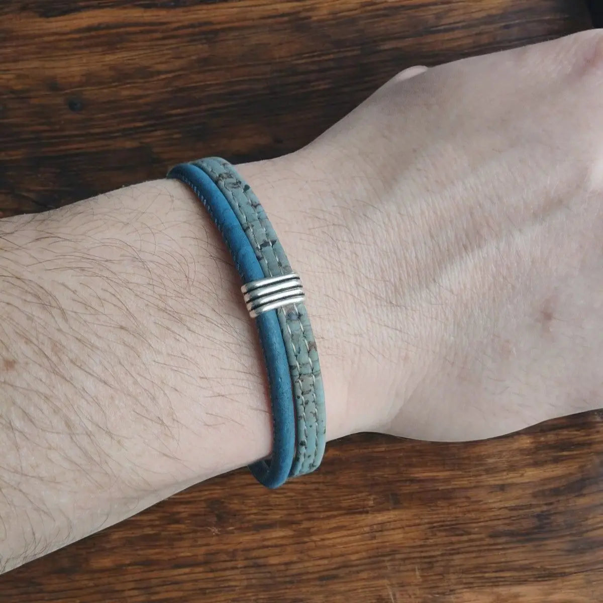 Bracelet vegan en liège, Milo  Karmyliege