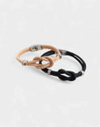 Bracelet vegan en liège, Tom  Karmyliege Noir / 21cm