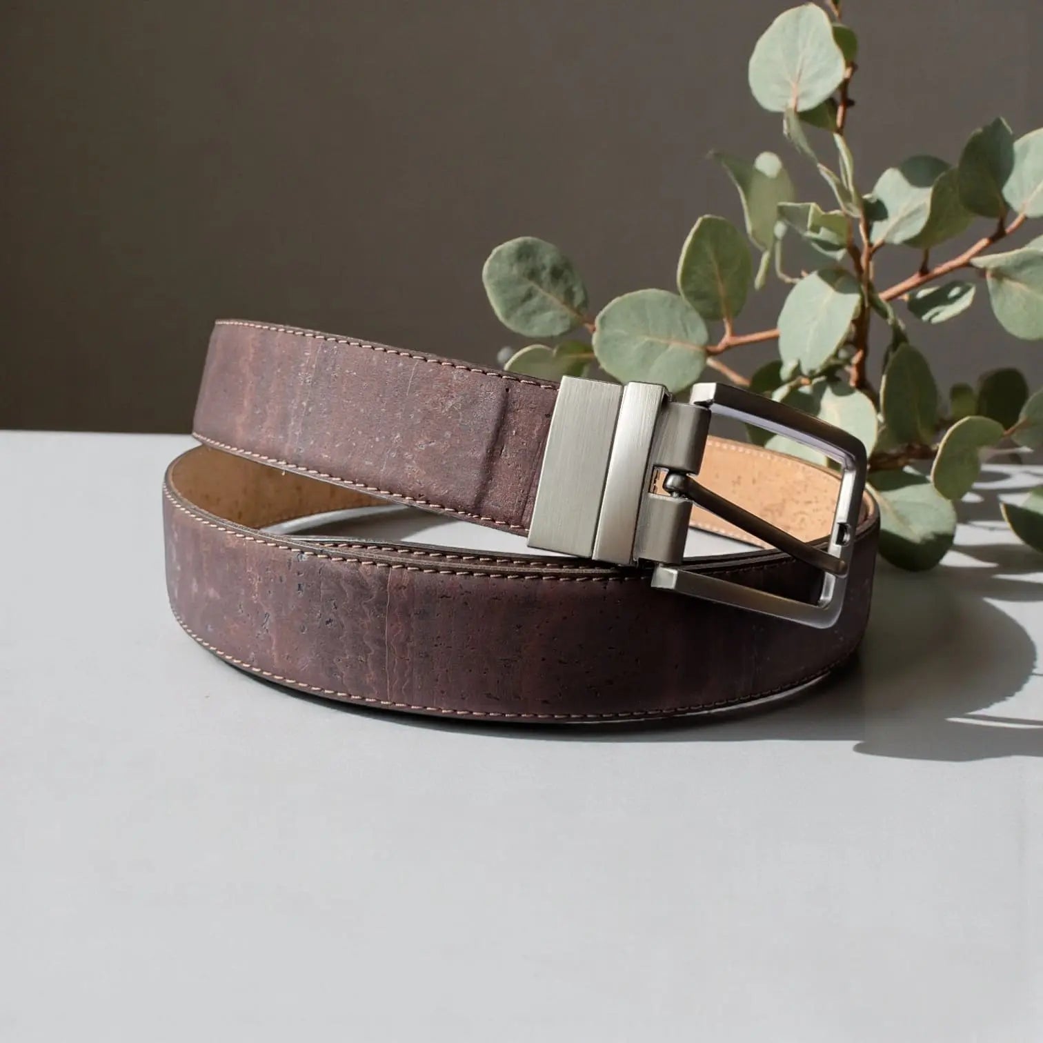 Ceinture réversible homme en liège  Karmyliege