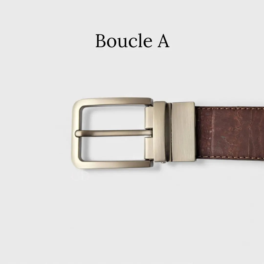 Ceinture réversible homme en liège  Karmyliege