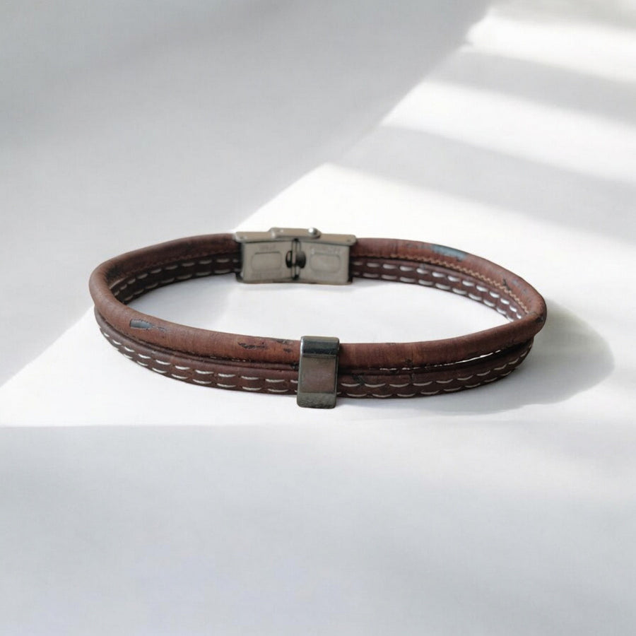 Bracelet en liège, Malo marron