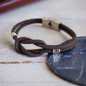 Bracelet en liège Maël  Karmyliege Marron-19cm