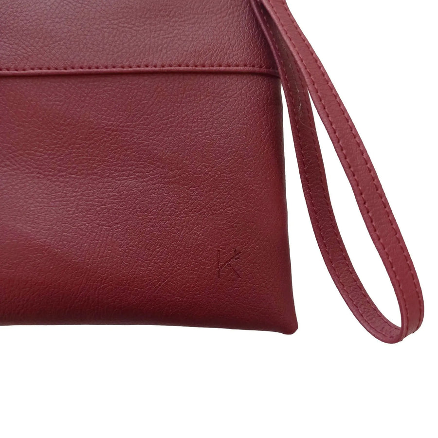 Pochette en cuir de pomme vegan Louise  Karmyliege 