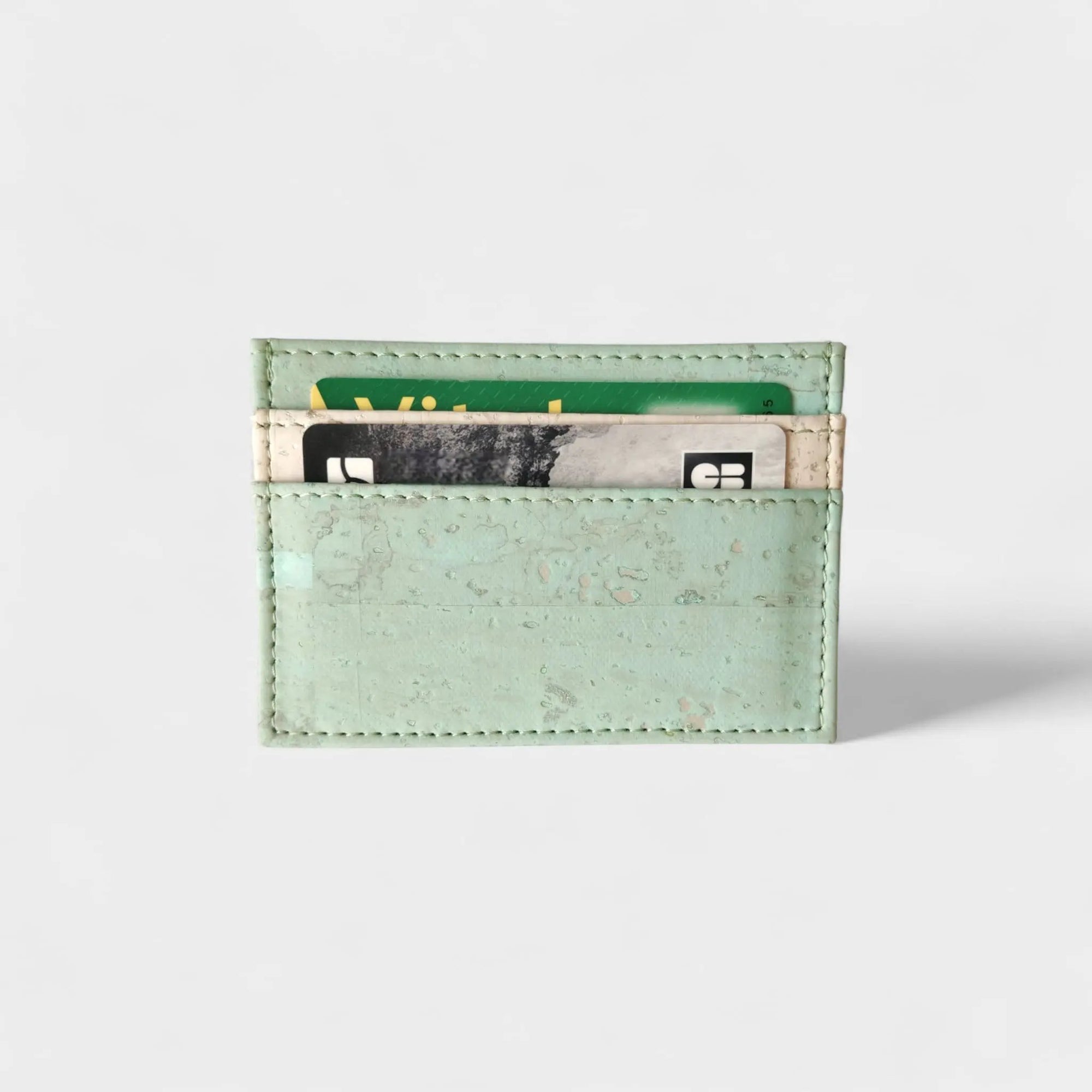 Porte-cartes vegan en liège coloré  Karmyliege