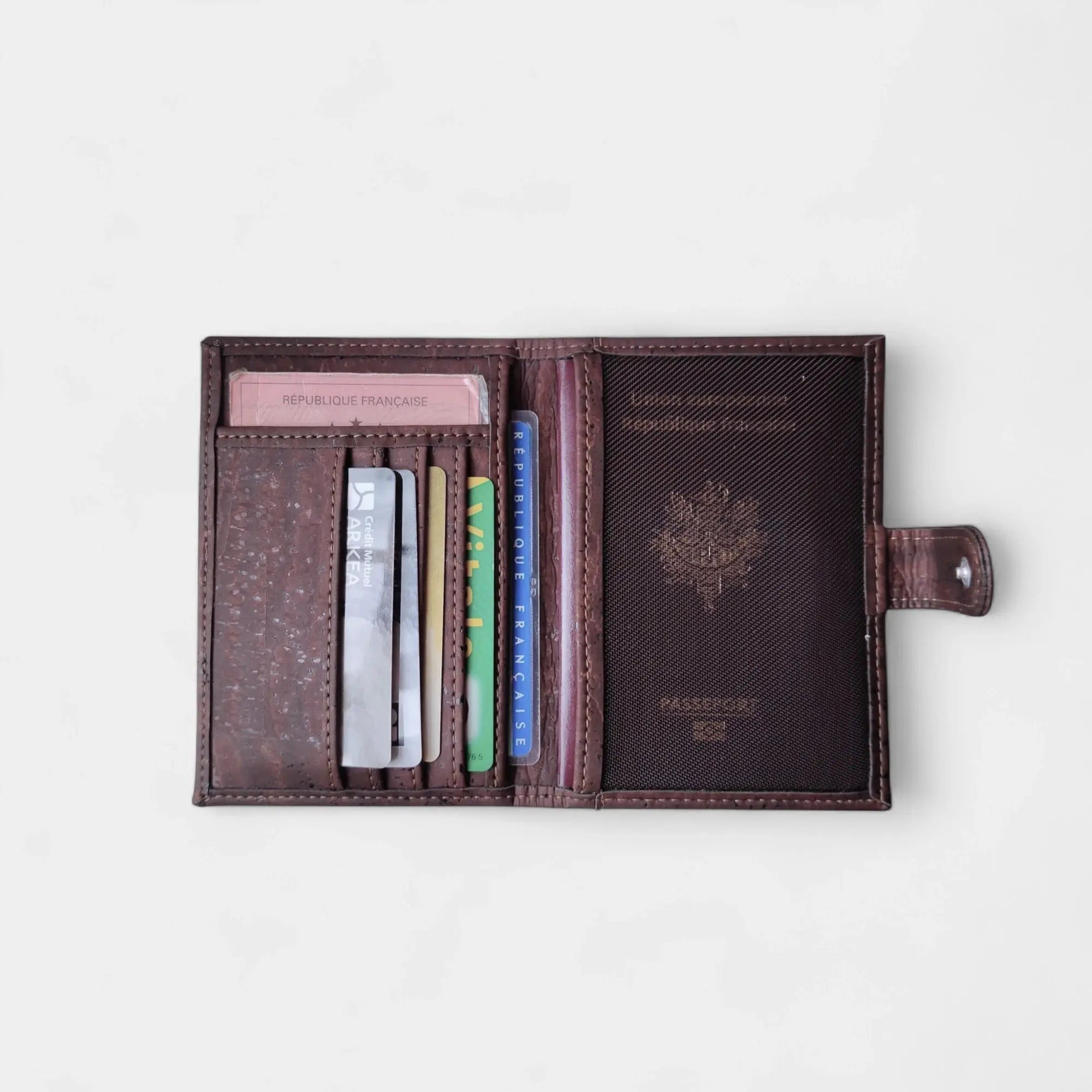Porte documents vegan- passeport & cartes, Swan  Karmyliege